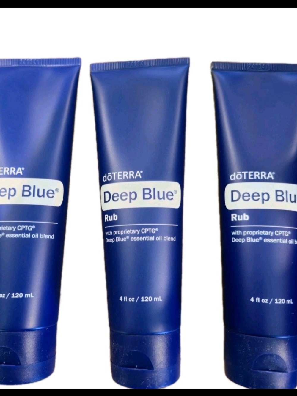 doTERRA Deep Blue Rub 4 oz 3-Pack Authentic Original Expires Apr 2027